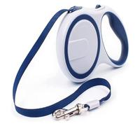 Laisse Chien Rétractable - Laisse pour Chien Grand Et Petit Jusqu'à 20 Kg - Laisse Chat Et Chiot Plate Extensible - 3 M - Diverses Couleurs Et Tailles Disponibles(Blue,5m)