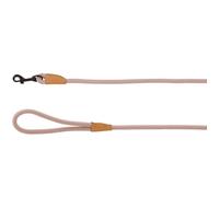 Flamingo Laisse pour Chiot Malibu Taupe - 130cm 10mm - Mousqueton avec Finition Mate Noir