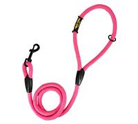 Laisse Classique en Corde pour Chien, 120 cm. Rose. | Corde tressée en polyester de 12 mm, résistante au quotidien, pour petits, moyens et grands chiens, fabriquée en Espagne.