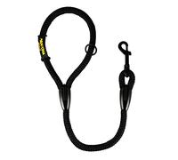 Laisse Courte en Corde 60cm, Anti-Traction pour Petits, Moyens et Grands Chiens, Fabriqué en Espagne. 60cm. Noir