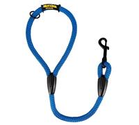 Laisse Courte en Corde pour Chien. Bleu, 60 cm. | Corde tressée en polyester de 12 mm, solide et idéale au quotidien, pour chiens moyens et grands, fabriquée en Espagne.