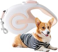 Laisse Courte For Chien, Dragonne De Sécurité For Laisse Rétractable For Chien, Conception Réfléchissante Et Poignée Rembourrée Souple Réglable, Couche De Sécurité Supplémentaire For Poussette For(Col