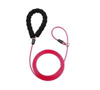 Laisse d’éducation pour Chien, Rose, poignée Coton, 220cm*4mm | Mousqueton pivotant, Laisse contrôle, Activités extérieures, Pour entraîneurs sportifs
