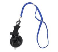 Laisse de Bain pour Chien avec Ventouse, réglable, Fixe, pour Le toilettage des Animaux de Compagnie, Bleu, Taille L (Petit 60-80 mm / 2,4-3.1In)
