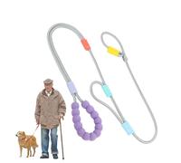 Laisse De Chien | Laisse Renforcée pour Chien | Harnais Solide Anti-Perte Idéal pour Éducation Canine Promenade Extérieur Camping Plage