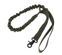 Laisse de Chien Tactique de 102 cm/40 Pouces, Laisse de Chien élastique en Nylon, Laisse Militaire pour Chien, Laisse de Chien Robuste adaptée à l'entraînement et à la Marche (Vert)