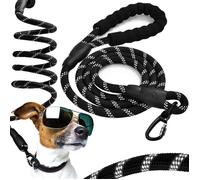 Laisse de dressage pour chien solide réfléchissante KOBE 3 m noire