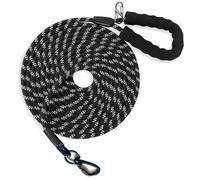 Laisse de dressage pour chiens - Laisse de dressage pour chien de 10 m x 20 m de long avec mousqueton et poignée rembourrée, longue laisse réfléchissante, durable, pour chiens de petite, moyenne et