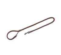 Laisse pour chien conduite en cuir d'elan Akah Marron 1,35 cm