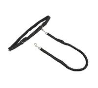 Laisse de jogging avec ceinture pour chien Kerbl Noir 1m/1,4 m