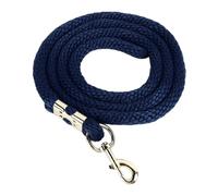 Laisse de Longe pour Cheval avec Mousqueton, Corde d’entraînement pour Chevaux Ultra résistante à Haute résistance à la Traction, Laisse de Longe en Tissu de 2 mètres pour (Bleu Marine)