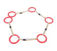 Laisse de Marche pour Garçon et Filles Poignée Ronde, 1 Set | Polyester et Plastique, Réutilisable, Facile à Saisir, pour Maternelles et Salle de Bain, Groupe D'garçon et Filles