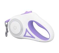 Laisse de Marche Rétractable pour Chien, Verrouillage de Pause de Frein avec Lumière LED Très Robuste pour la Randonnée (Type 2)