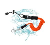 Laisse de pagaie de kayak, lanière de kayak Le d'attache enroulé léger | Pêche Sécurité élastique réfléchissante et flottante, extensible et sécurisé, pour kayak, canoë,