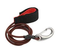 Laisse de pagaie de Kayak, lanière de pagaie de canoë haute résistance, canne à pêche, corde élastique de sécurité pour le surf (Café)