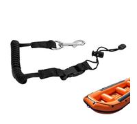 Laisse de pagaie de kayak - Sangle de pagaie extensible en polyester TPU avec eau salée - Lanière polyvalente de 55 cm | Accessoires de sécurité avec corde haute résistance pour sports nautiques, pour