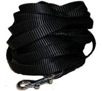 Laisse de pistage pour chien Palkar 15 m x 10 mm noir (Laisse de pistage pour chien Palkar 15 m x 10 mm noir)