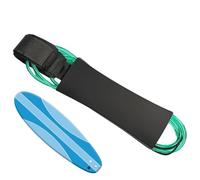 Laisse de planche à pagaie double émerillon en acier inoxydable, 6 mm