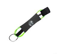 Laisse de planche de surf de 7 mm, accessoire de surf pour planche à pagaie et longboard, manchette souple avec design anti-torsion (1,8 m, vert)