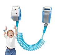 Laisse de poignet anti-perte pour - Harnais de sécurité pour tout-petits avec à clé | Sangle réglable de 2 m pour les voyages d'aéroport, zoo, parc, voyage, bracelet rembourré