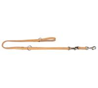 Laisse de police AKAH en cuir fauve 13 mm