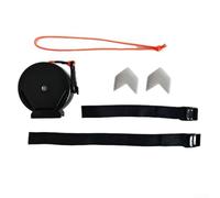 Laisse de remorquage de vélo pour enfant rétractable de 2,5 m de long, supporte 89,8 kg, construction en plastique robuste pour un cyclisme sécurisé guidé par les parents sur divers terrains