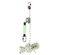 Laisse de sécurité 10 m/15 m/30 m x 13 mm - Corde de sécurité avec fermeture en fil de fer et 2 boucles de montée - Protection contre les chutes - Pour l'extérieur, l'escalade des arbres, l'alpinisme
