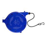 Laisse de sécurité pour canne à pêche pour les pêcheurs utilisant une attache rétractable, fermeture à clip en métal, moulinet compact, installation en berge, laisse de canne à pêche, attache cordon à