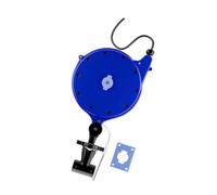 Laisse de sécurité pour canne à pêche pour les pêcheurs utilisant une attache rétractable, fermeture à clip en métal, moulinet compact, installation en berge, laisse de canne à pêche, attache cordon à