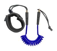 Laisse de sécurité premium pour sports nautiques Shortboard en caoutchouc Bleu 30 cm-130 cm