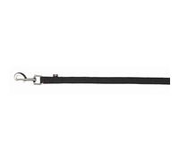 Trixie Longe M-L - Laisse 5 m / 20 mm sangle plate - Noir - pour chiens moyens/grands