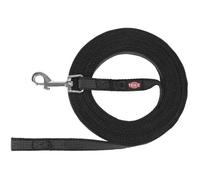 Laisse De Suivi - Trixie - Caoutchoutée - 15 M - Noir - Pour Chien