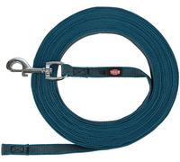 Laisse de traction, caoutchoutée 5 m/17 mm pétrol