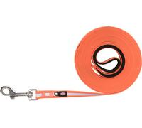 TRIXIE Easy Life Laisse à Pister, réfléchissant, M-XL: 10 m/17 mm, Orange - 207323