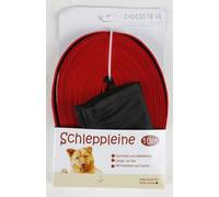 Laisse de traction pour chien 10 mètres caoutchoutée réfléchissante Mousqueton Sac de rangement
