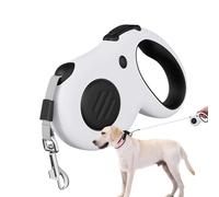 Laisse de traction pour chien - Extensible avec absorption des chocs et protection - Longue laisse anti-mastication - Pour l'entraînement des chiots, le jogging, le jardin, le vélo, la marche