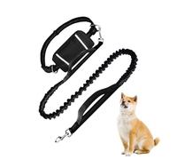 Laisse De Traction pour Chien,Lanière Réfléchissante Réglable pour Chien avec Poche À Fermeture Éclair | Corde Réfléchissante Réglable pour Randonnée Camping Voyage Extérieur et Ville