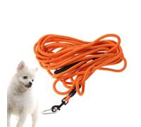 Laisse de Traction pour Chien, Sangle D'entraînement Orange en Chinlon | Chiot et Chien, Ajustement, Ne Blesse Pas le Cou, Style Simple, Usage Extérieur