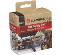 Laisse de Voiture Luigi Noir S 48-80x2x35-55cm