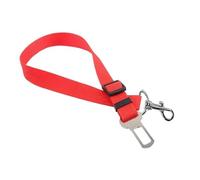 Laisse de voiture pour chien - Accessoire de voyage pour animal domestique (rouge)