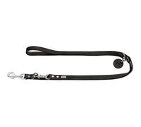 Laisse D'entraînement - Hunter - Aalborg - Cuir Souple - Noir - 13 Mm X 200 Cm