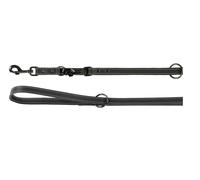 Laisse d'entraînement Montana Cuir Noir 200 cm