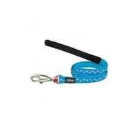 - laisse design pour chien - bleu étoiles blanches - m