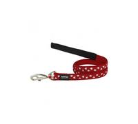 Red dingo - laisse design pour chien - rouge étoiles blanches - l Rouge