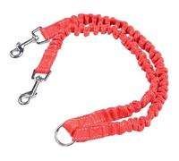 Laisse Double pour Animal de Compagnie - Pet - Rouge - Nylon - Multi-positions - Résistante