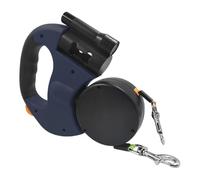 Laisse double pour chien - Double laisse 26x18 cm, cordon en nylon avec boîtier en ABS, laisses rétractables réglables avec frein à un bouton | Équipement de marche pour animaux dome