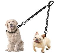 Laisse Double pour Chien - sans coupleur de nœuds - 2 laisses de Promenade - Double chaîne - en métal - Taille S - 3 mm - 50 cm…