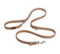 Laisse éducative HALTI - 7 Fonctions Conçues pour Vous Aider a Éduquer et Promener Votre Chien, Laisse de Dressage de Chien à Double Extrémité pour Chiens et Chiots (Taille S, Sable du Désert, 2m)