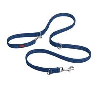 Laisse éducative HALTI - 7 Fonctions Conçues pour Vous Aider a Éduquer et Promener Votre Chien, Laisse de Dressage de Chien à Double Extrémité pour Chiens et Chiots (Taille S, Bleu Cobalt, 2m)