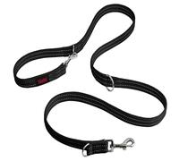 Laisse éducative HALTI, Taille S, Noir, 2m, 8 fonctions conçues pour vous aider a éduquer et promener votre chien, Rembourrée, Laisse de Dressage de Chien à Double Extrémité pour chiens et chiots